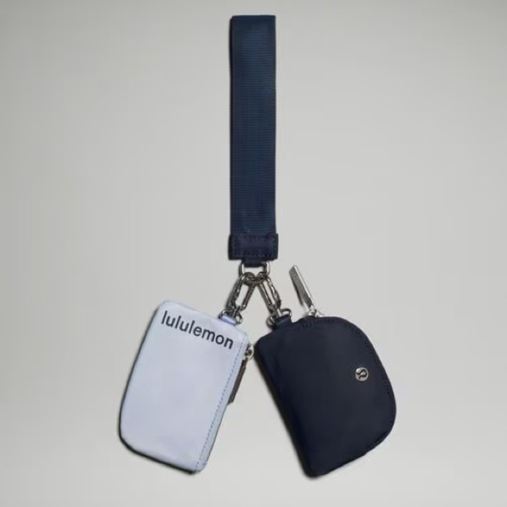 Dual Pouch Wristlet - True Navy